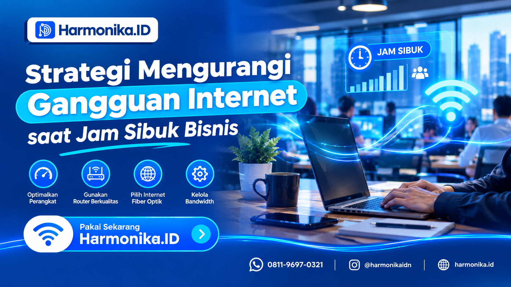 Strategi Mengurangi Gangguan Internet saat Jam Sibuk Bisnis
