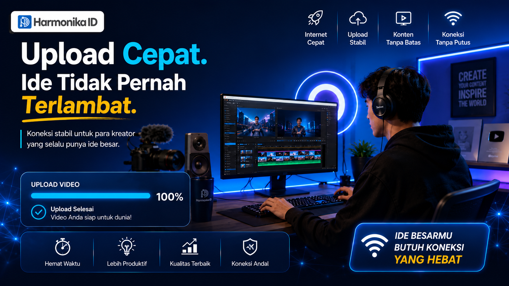 Upload Cepat, Ide Tidak Pernah Terlambat