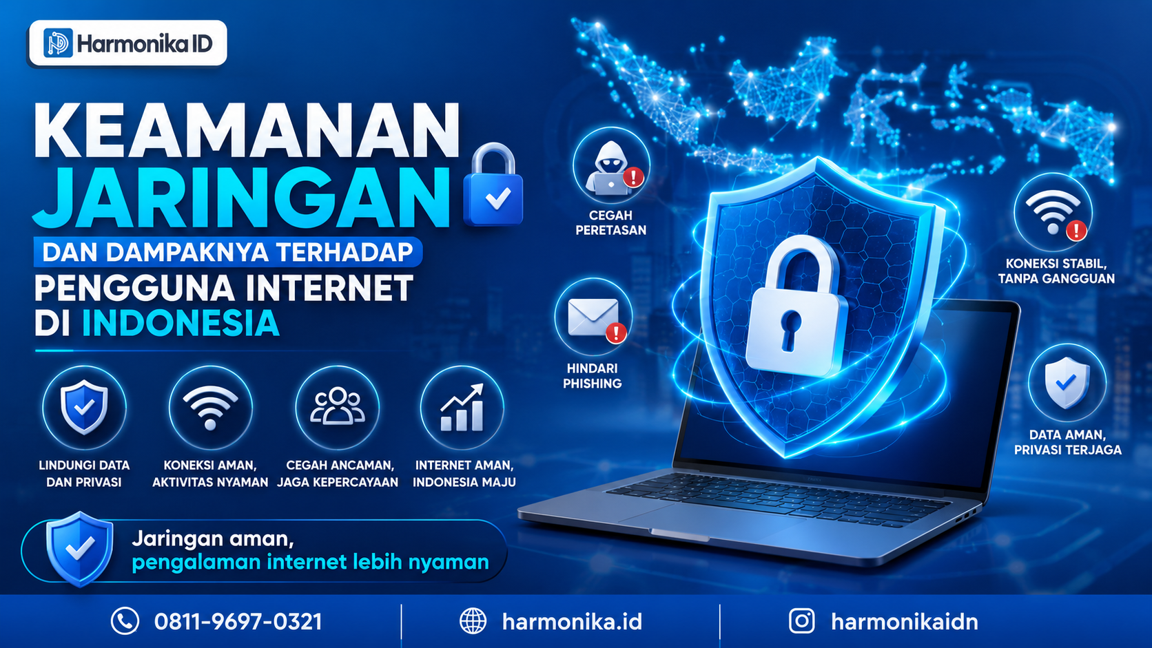 Keamanan Jaringan dan Dampaknya terhadap Pengguna Internet di Indonesia
