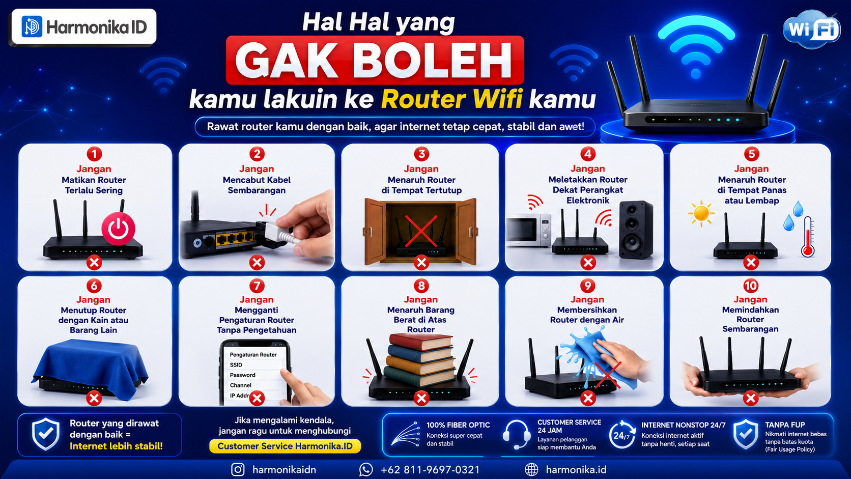 10 Hal yang GAK BOLEH Kamu Lakuin ke Router WiFi Kamu!