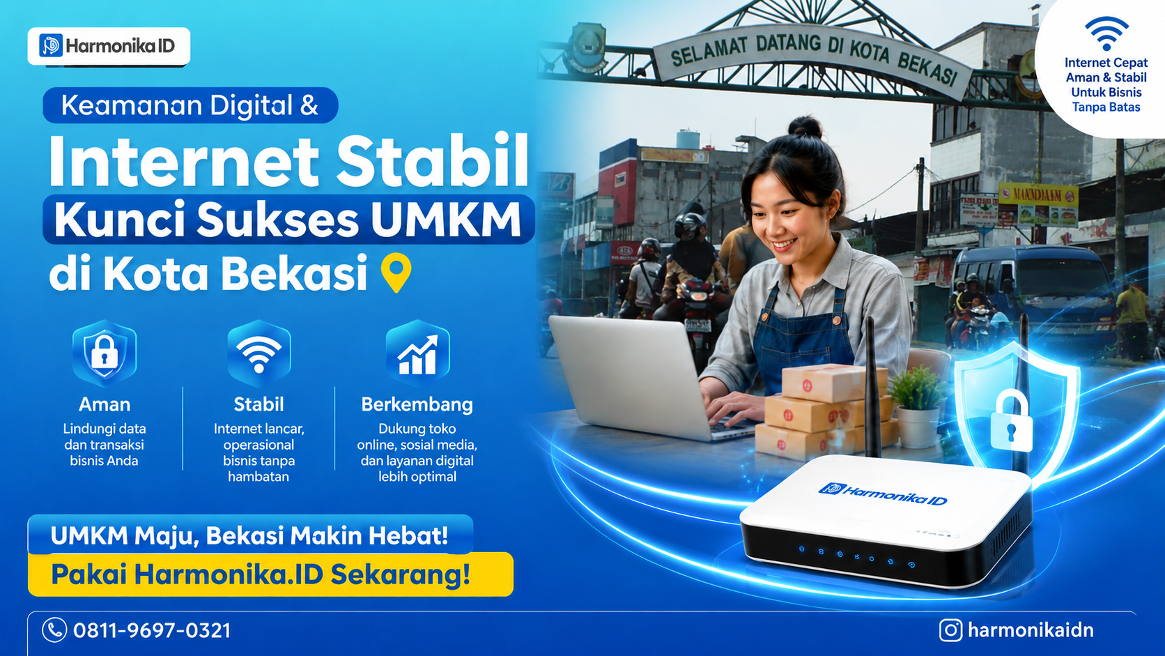 Keamanan Digital dan Pentingnya Internet yang Stabil untuk UMKM di Kota Bekasi