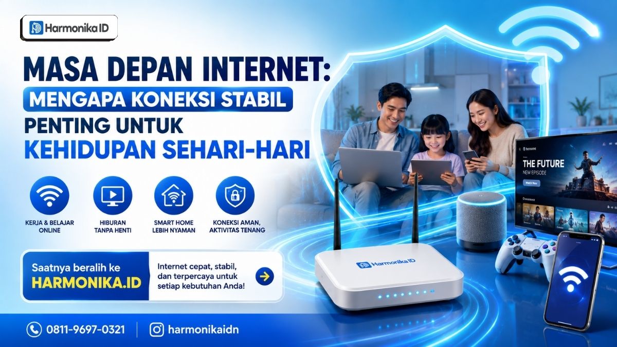 Masa Depan Internet: Mengapa Koneksi Stabil Penting untuk Kehidupan Sehari-hari