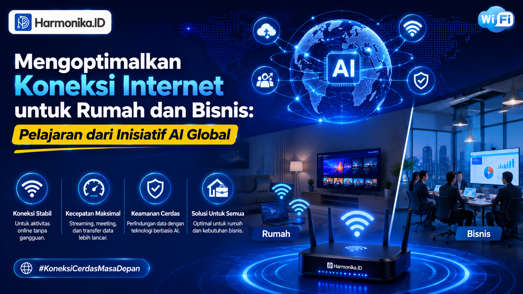 Mengoptimalkan Koneksi Internet untuk Rumah dan Bisnis: Pelajaran dari Inisiatif AI Global