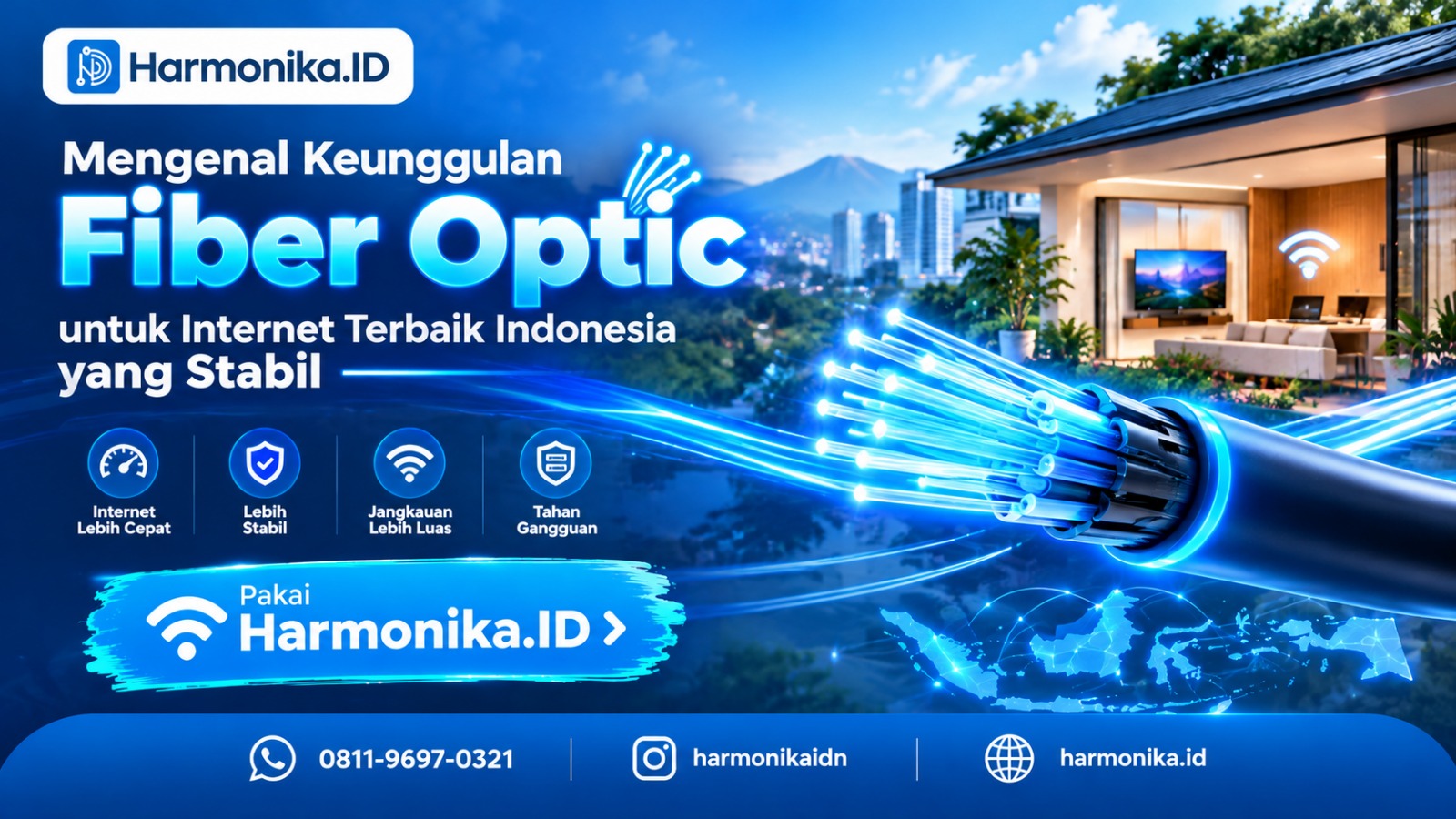 Mengenal Keunggulan Fiber Optic untuk Internet Terbaik Indonesia yang Stabil