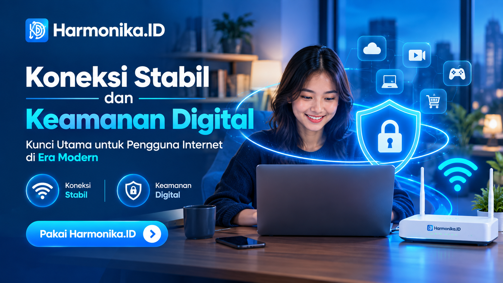 Koneksi Stabil dan Keamanan Digital: Kunci Utama untuk Pengguna Internet di Era Modern