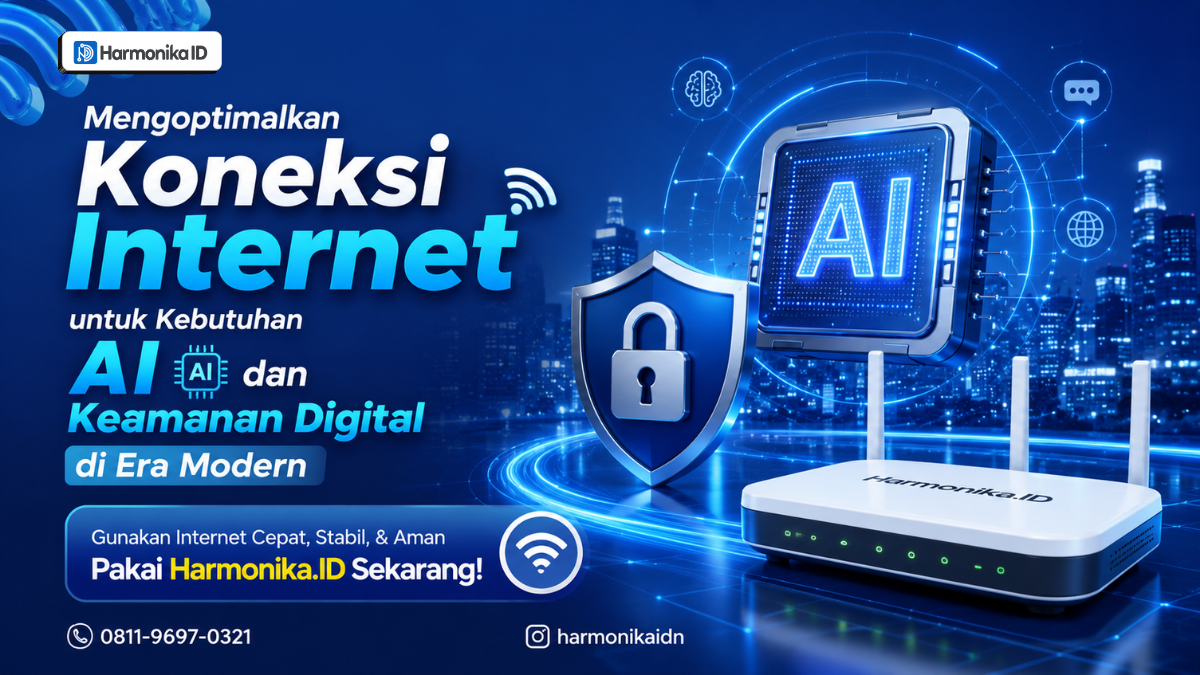 Mengoptimalkan Koneksi Internet untuk Kebutuhan AI dan Keamanan Digital di Era Modern