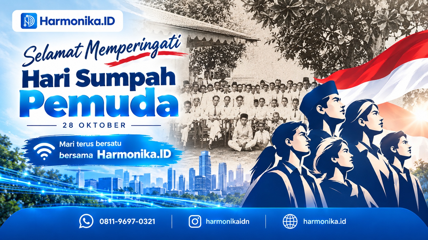 Selamat Memperingati Hari Sumpah Pemuda 28 Oktober 2026: Bersatu dalam Koneksi, Berkarya untuk Masa Depan Indonesia