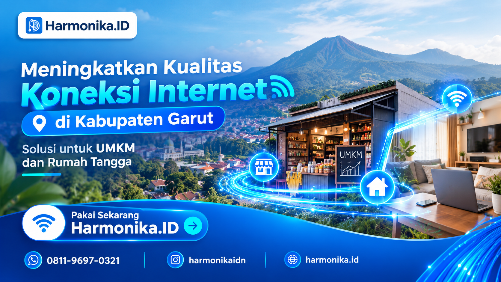 Meningkatkan Kualitas Koneksi Internet di Kabupaten Garut: Solusi untuk UMKM dan Rumah Tangga
