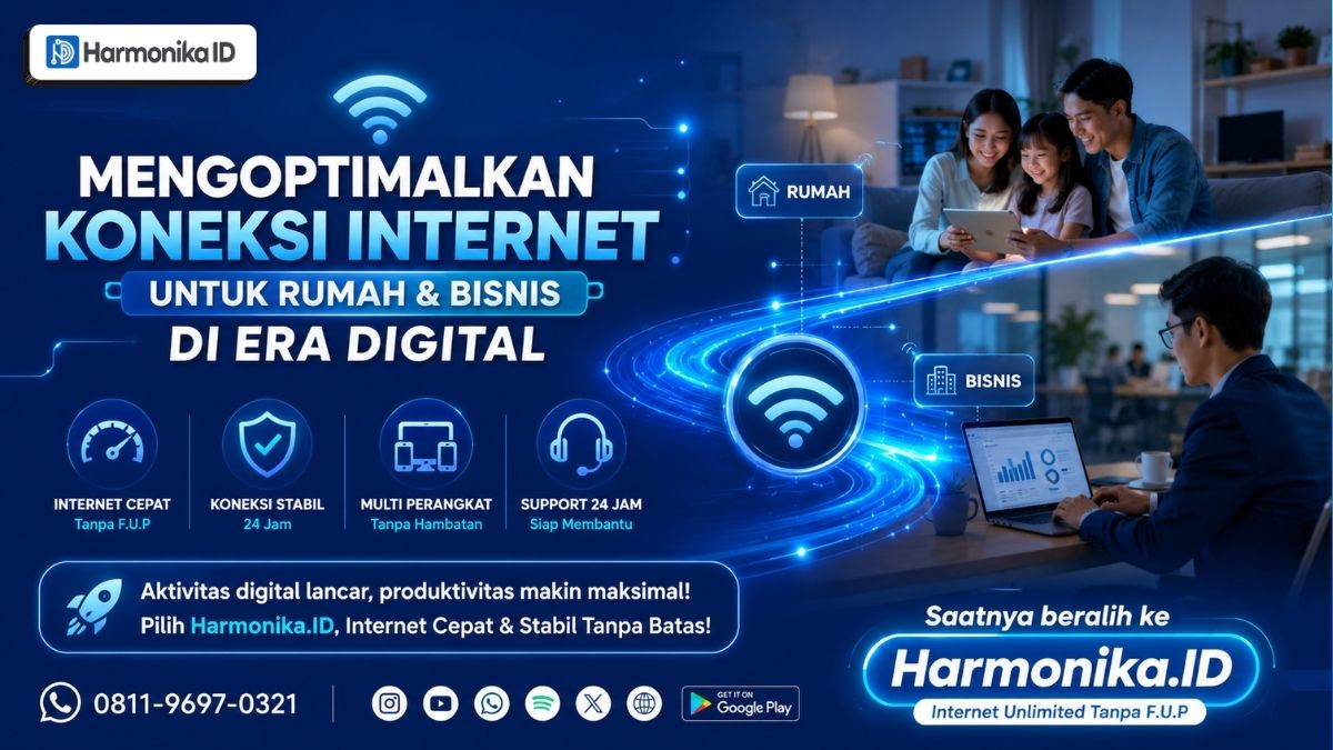 Mengoptimalkan Koneksi Internet untuk Rumah dan Bisnis di Era Digital