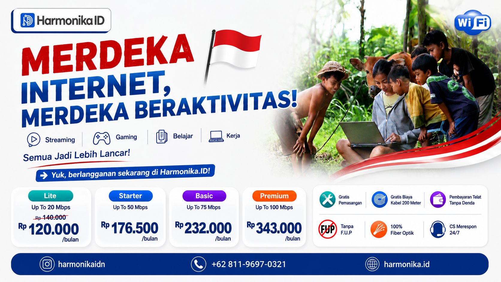MERDEKA INTERNET, MERDEKA BERAKTIVITAS!