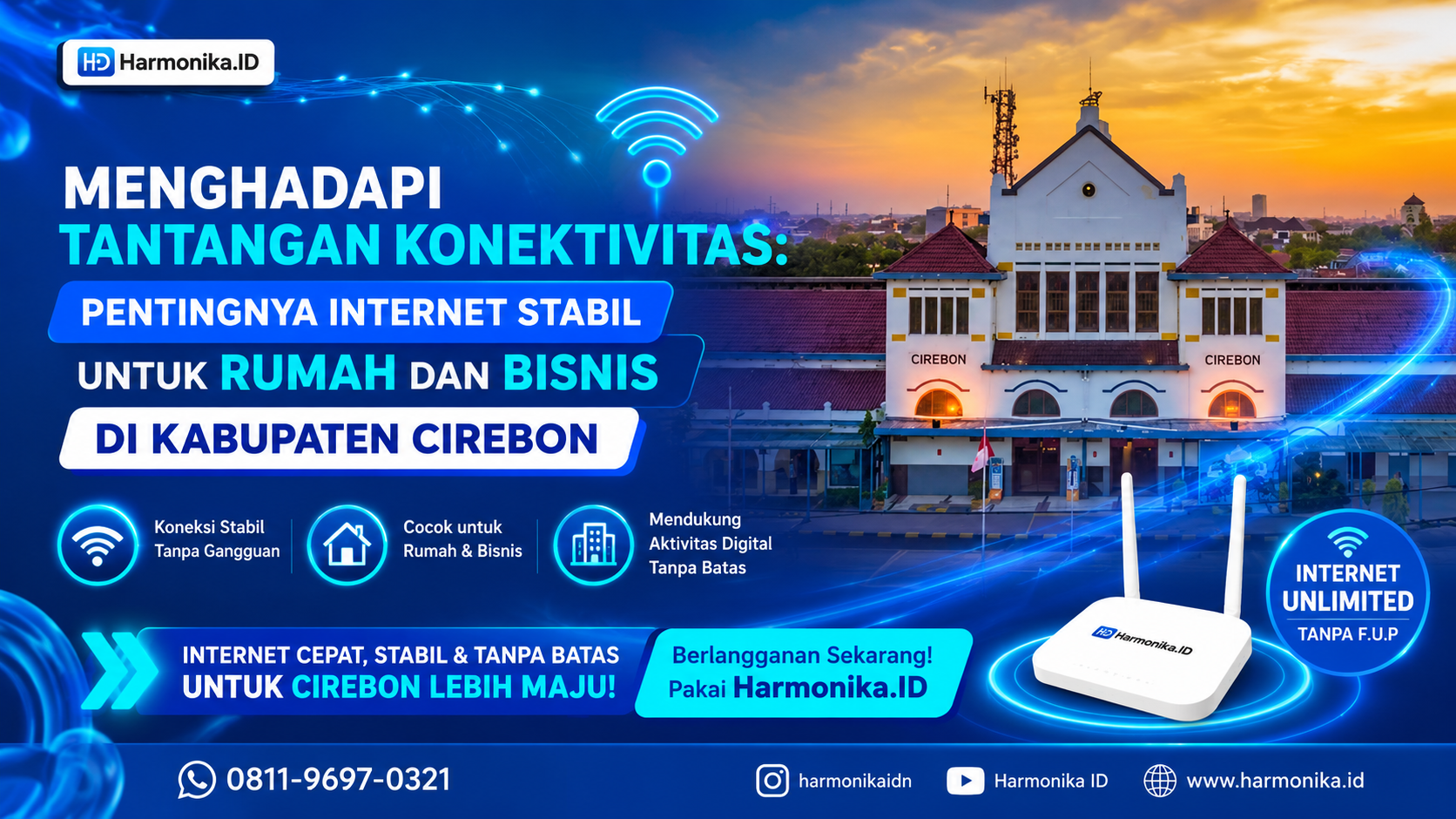Menghadapi Tantangan Konektivitas: Pentingnya Internet Stabil untuk Rumah dan Bisnis di Kabupaten Cirebon