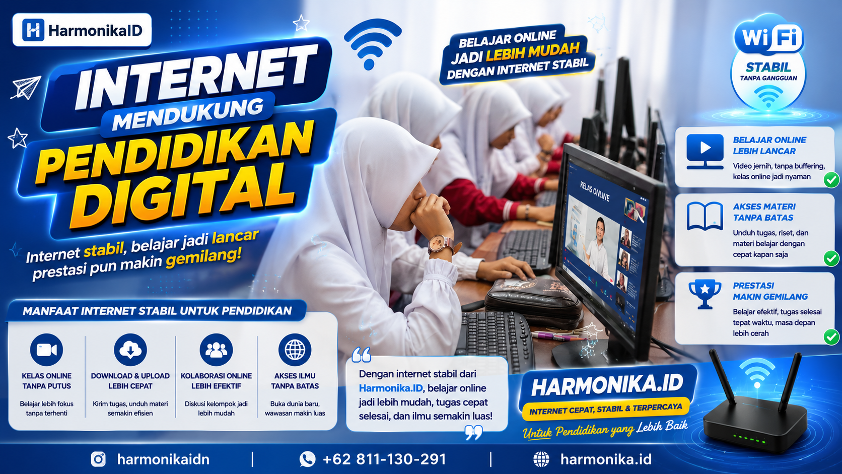 Internet Mendukung Pendidikan Digital