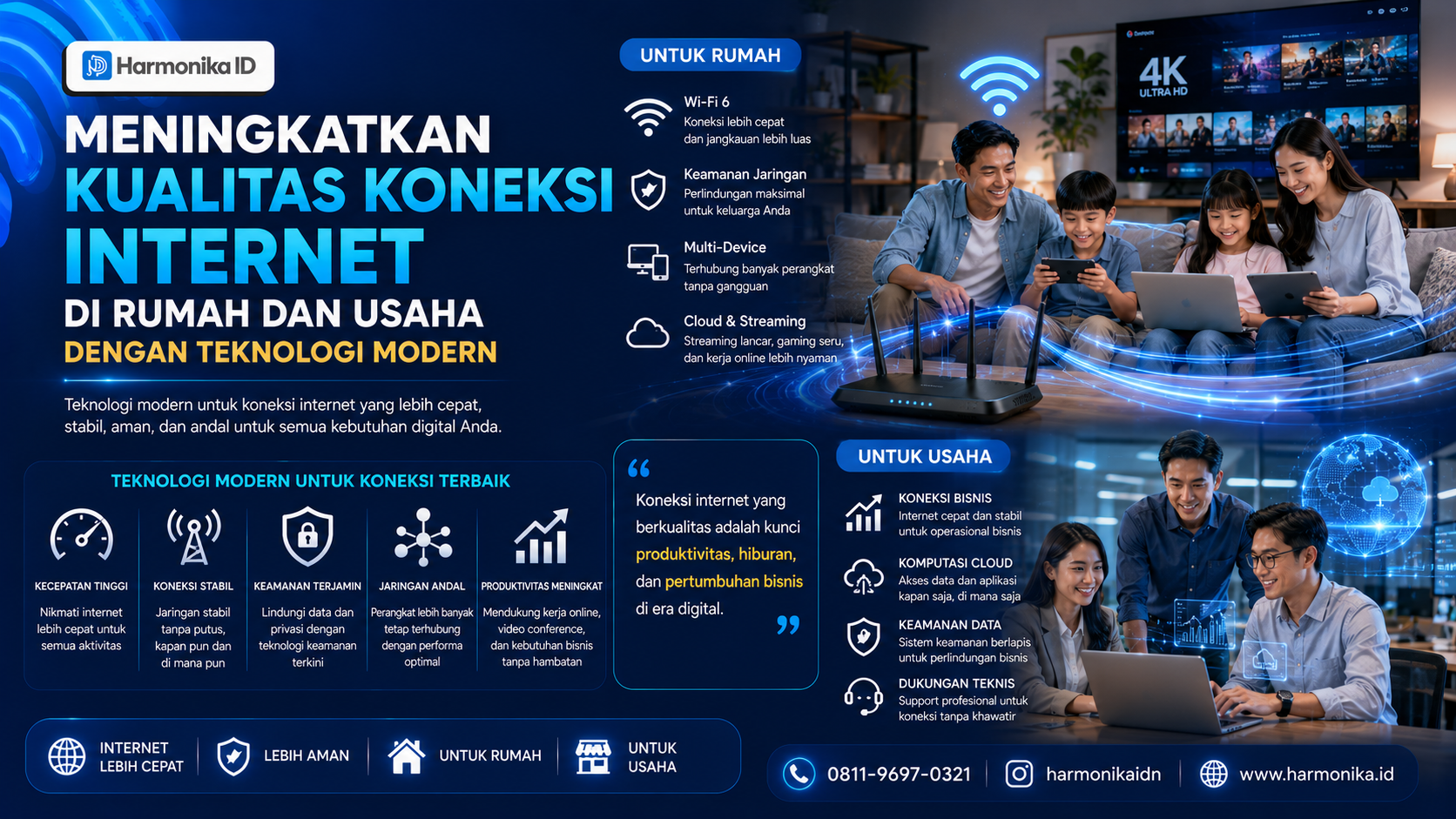 Meningkatkan Kualitas Koneksi Internet di Rumah dan Usaha dengan Teknologi Modern