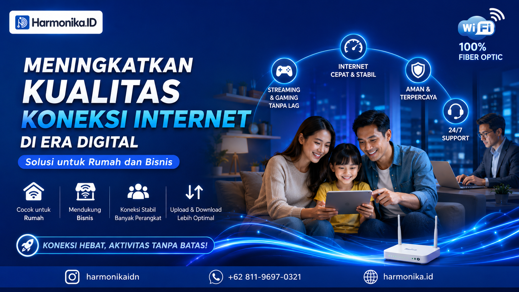 Meningkatkan Kualitas Koneksi Internet di Era Digital: Solusi untuk Rumah dan Bisnis