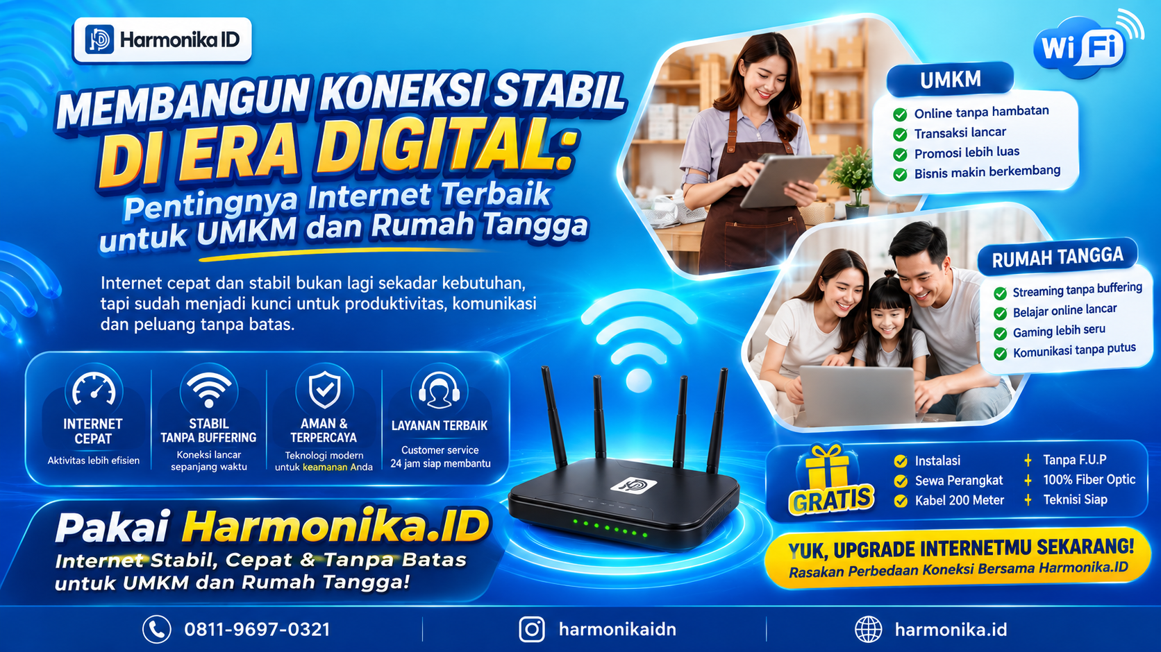 Membangun Koneksi Stabil di Era Digital: Pentingnya Internet Terbaik untuk UMKM dan Rumah Tangga