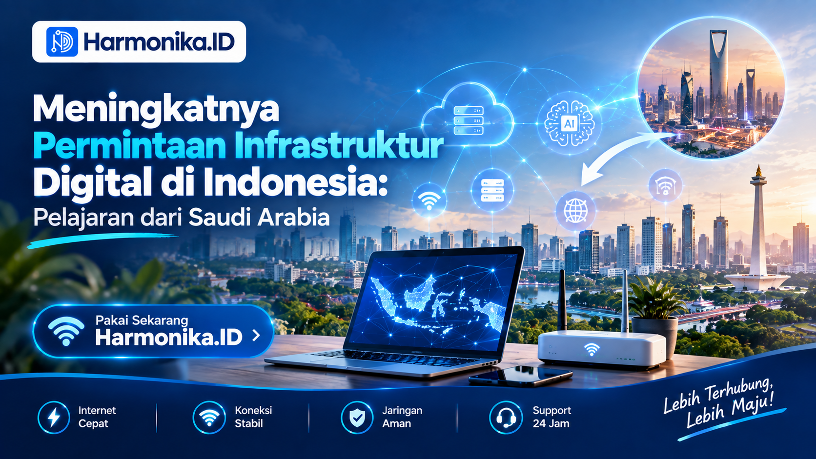 Meningkatnya Permintaan Infrastruktur Digital di Indonesia: Pelajaran dari Saudi Arabia