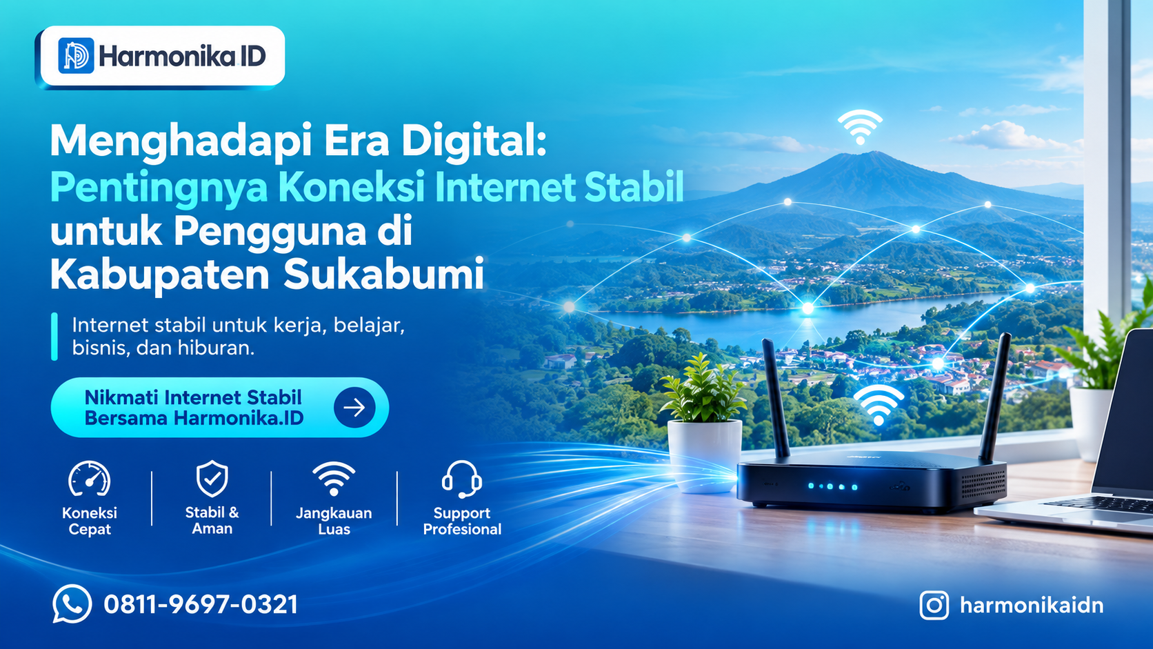 Menghadapi Era Digital: Pentingnya Koneksi Internet Stabil untuk Pengguna di Kabupaten Sukabumi