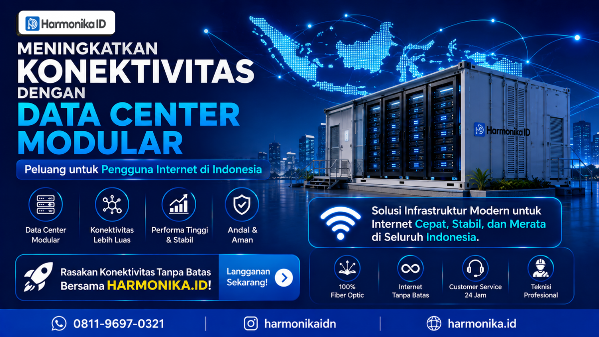 Meningkatkan Konektivitas dengan Data Center Modular: Peluang untuk Pengguna Internet di Indonesia