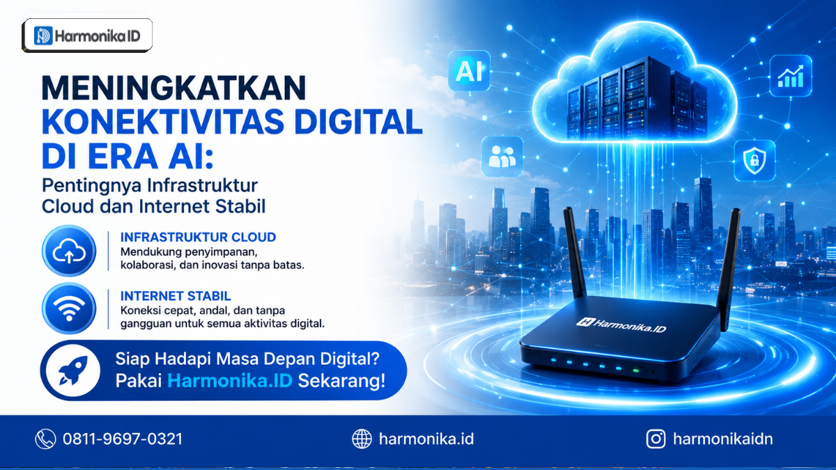 Meningkatkan Konektivitas Digital di Era AI: Pentingnya Infrastruktur Cloud dan Internet Stabil