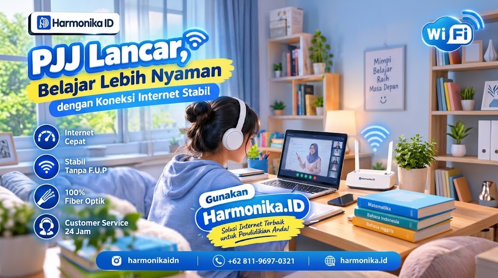 PJJ Lancar, Belajar Lebih Nyaman dengan Koneksi Internet Stabil