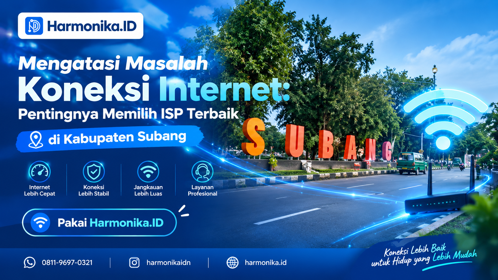 Mengatasi Masalah Koneksi Internet: Pentingnya Memilih ISP Terbaik di Kabupaten Subang