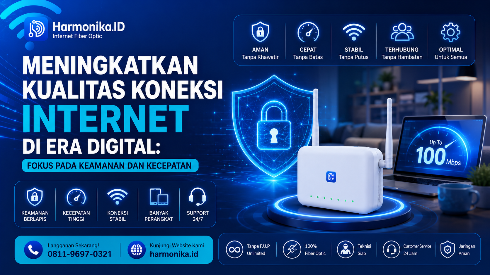 Meningkatkan Kualitas Koneksi Internet di Era Digital: Fokus pada Keamanan dan Kecepatan