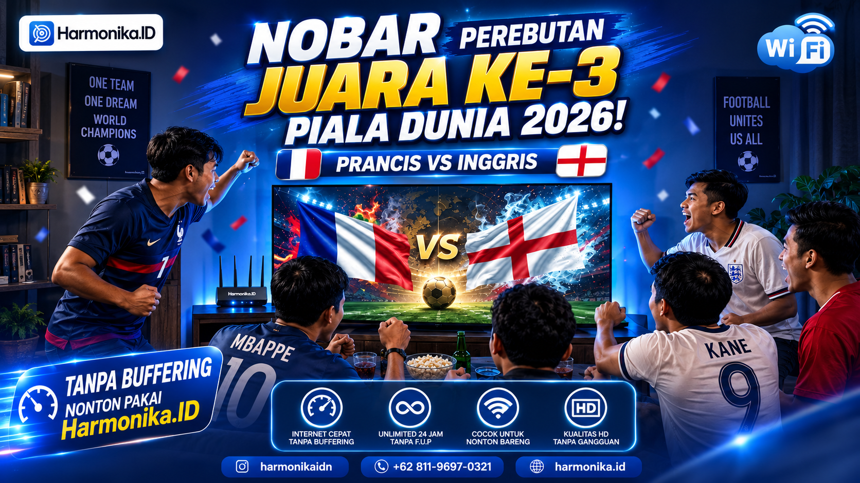 NOBAR PEREBUTAN JUARA KE-3 PIALA DUNIA 2026 TANPA BUFFERING BERSAMA HARMONIKA.ID