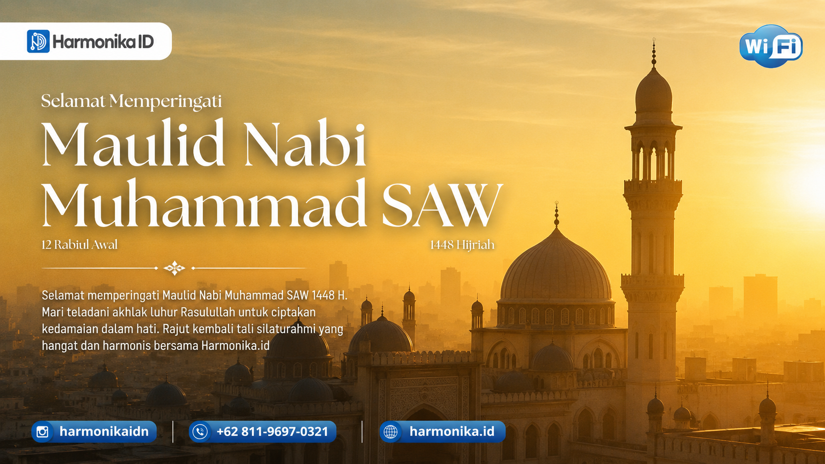 Selamat Memperingati Maulid Nabi Muhammad SAW 1448 H