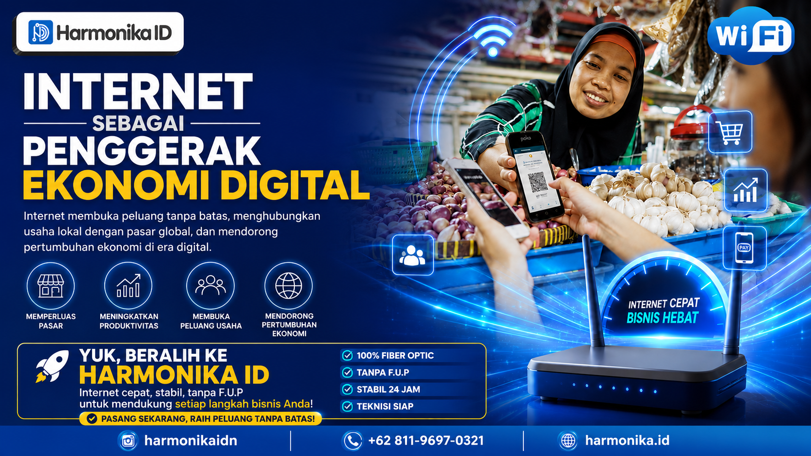 Internet sebagai Penggerak Ekonomi Digital: Fondasi Kesuksesan Bisnis di Era Modern
