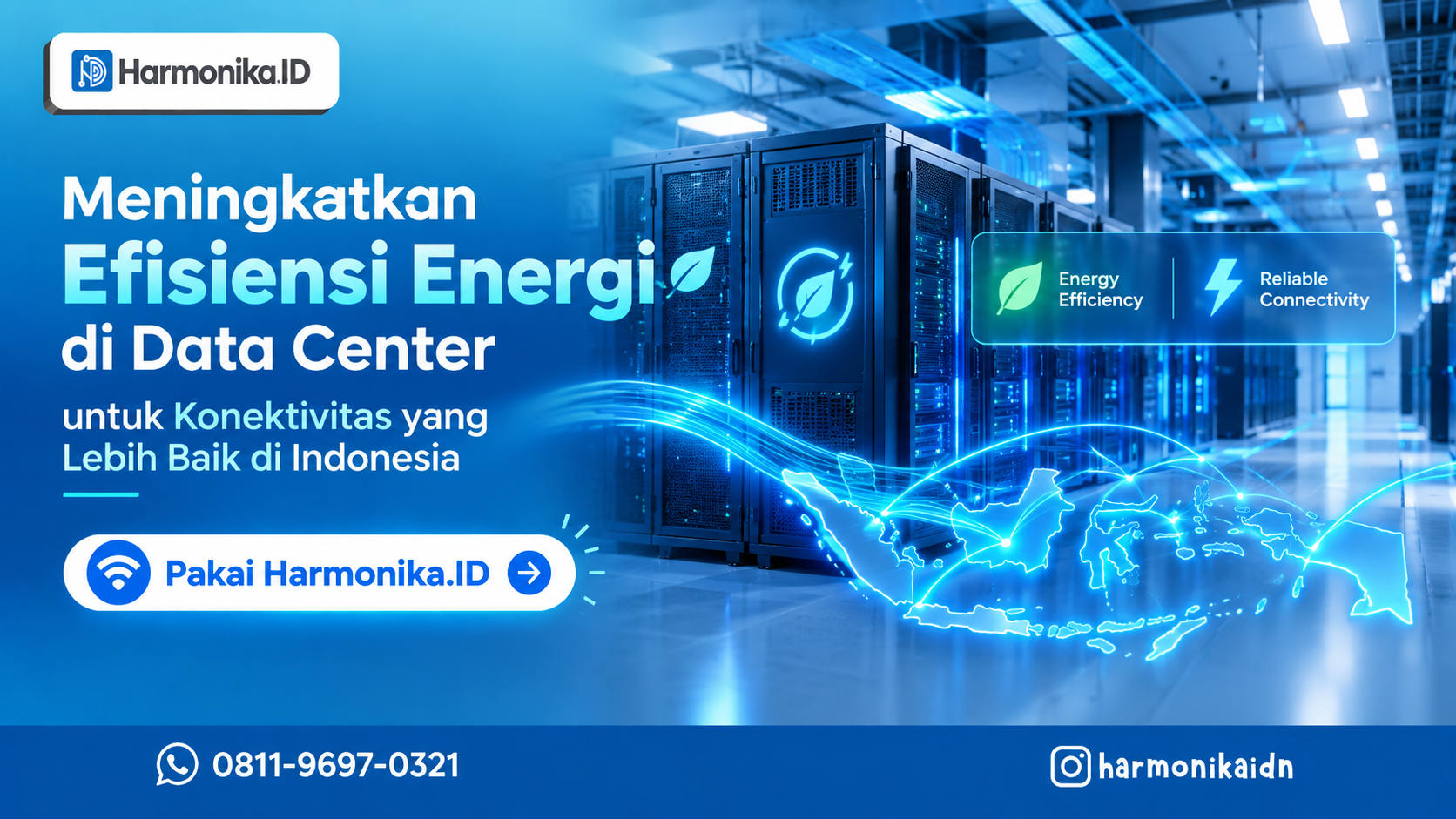 Meningkatkan Efisiensi Energi di Data Center untuk Konektivitas yang Lebih Baik di Indonesia