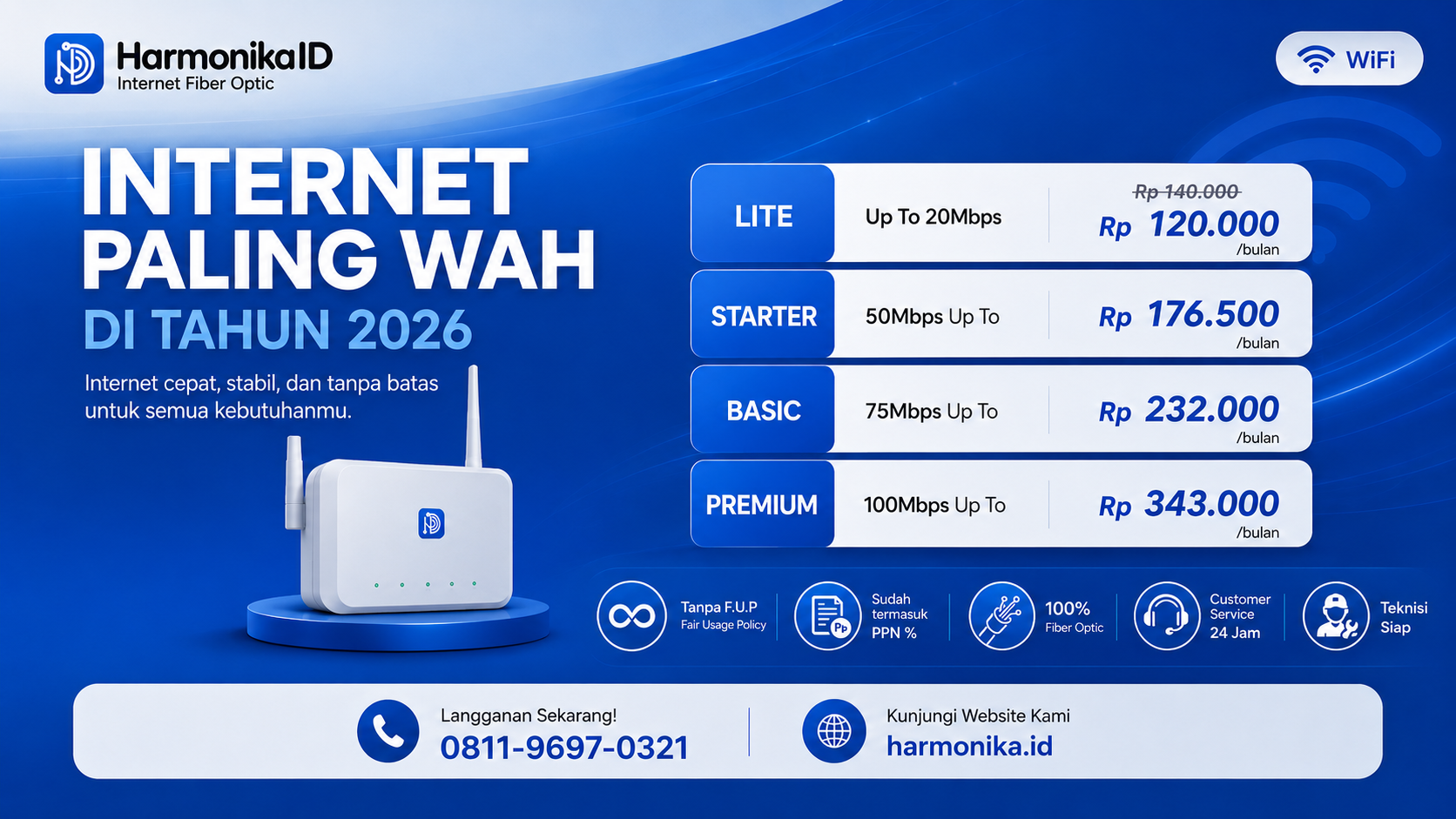 Internet Paling Wah di Tahun 2026: Mengapa Memilih Internet Fiber Optic Menjadi Kebutuhan Utama?