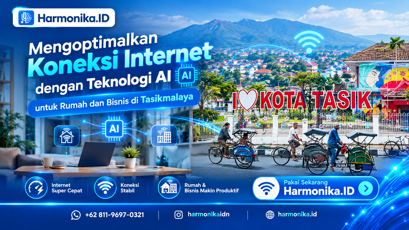 Mengoptimalkan Koneksi Internet dengan Teknologi AI untuk Rumah dan Bisnis di Tasikmalaya