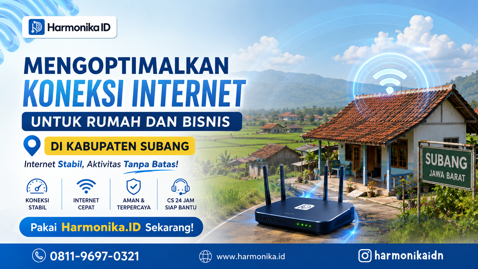 Mengoptimalkan Koneksi Internet untuk Rumah dan Bisnis di Kabupaten Subang