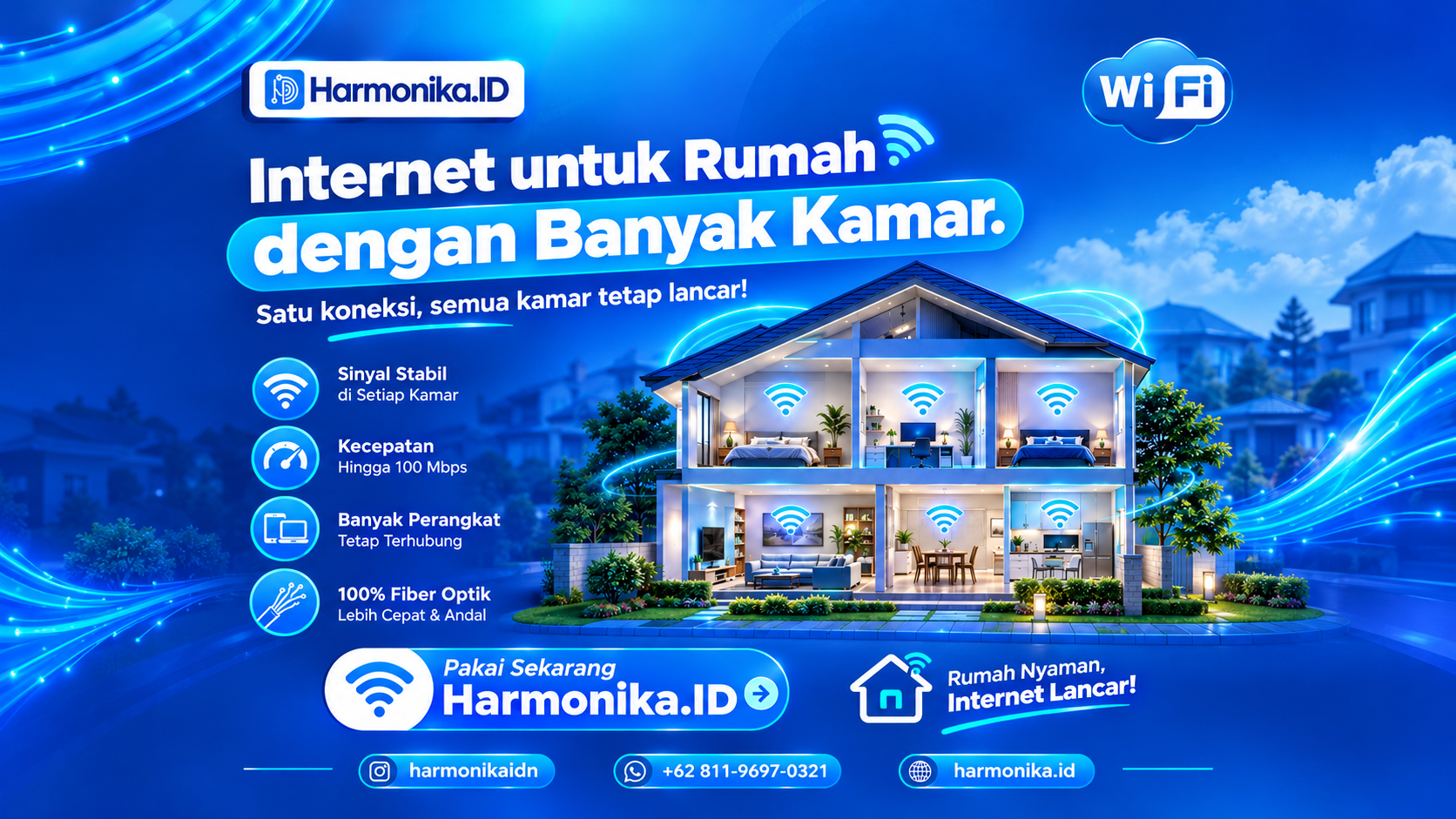 Internet untuk Rumah dengan Banyak Kamar: Tips Mendapatkan Koneksi WiFi Stabil di Setiap Ruangan