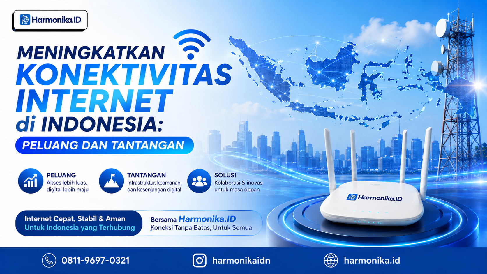 Meningkatkan Konektivitas Internet di Indonesia: Peluang dan Tantangan