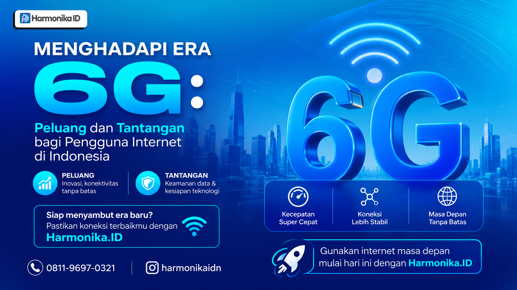 Menghadapi Era 6G: Peluang dan Tantangan bagi Pengguna Internet di Indonesia