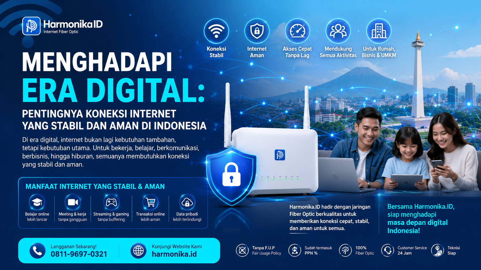 Menghadapi Era Digital: Pentingnya Koneksi Internet yang Stabil dan Aman di Indonesia