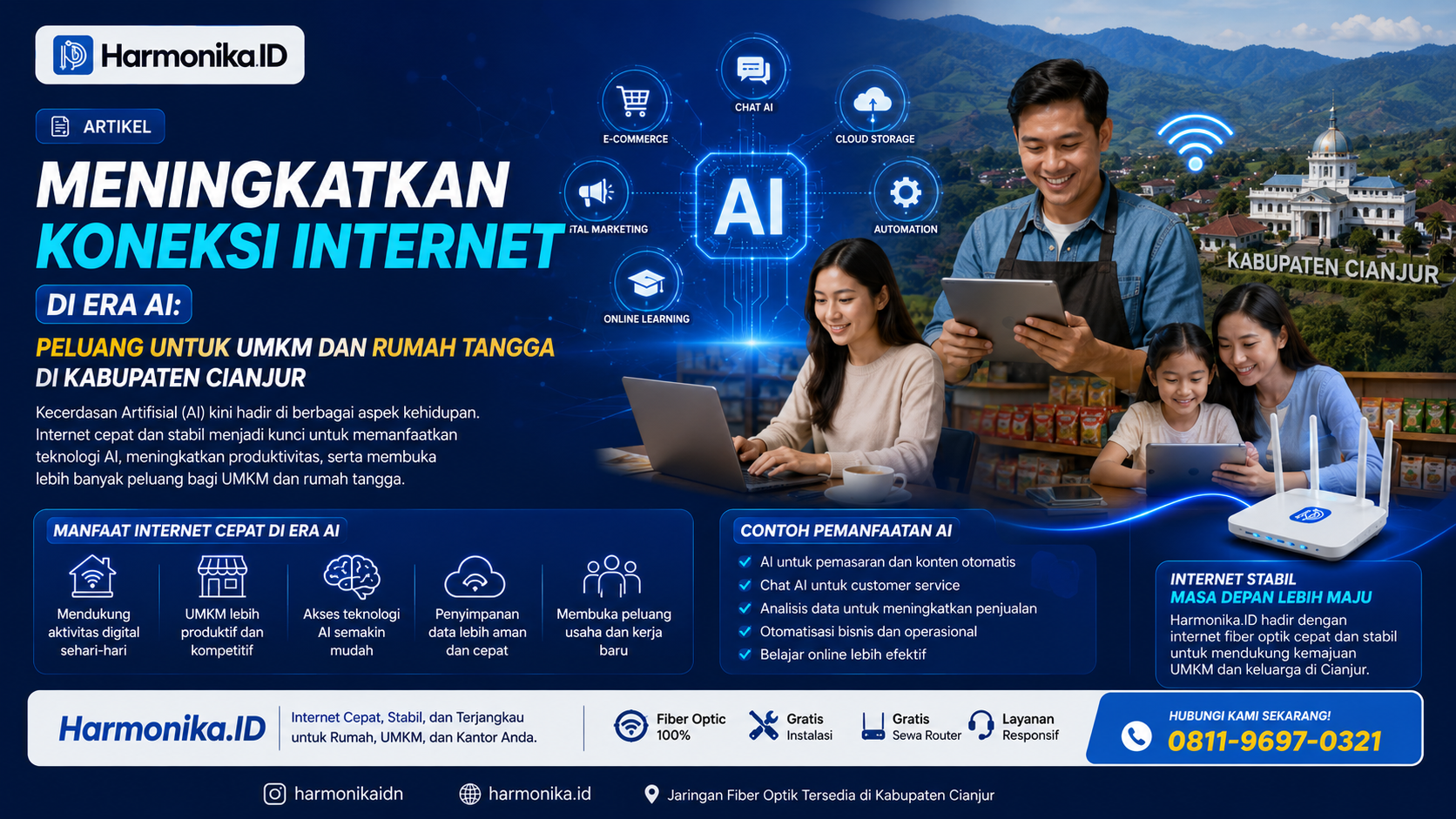 Meningkatkan Kualitas Internet di Era AI: Peluang dan Tantangan untuk Pengguna di Kabupaten Bandung Barat