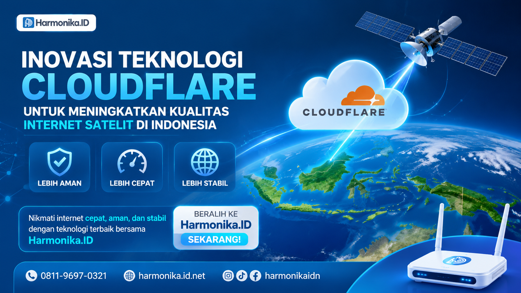 Inovasi Teknologi Cloudflare untuk Meningkatkan Kualitas Internet Satelit di Indonesia