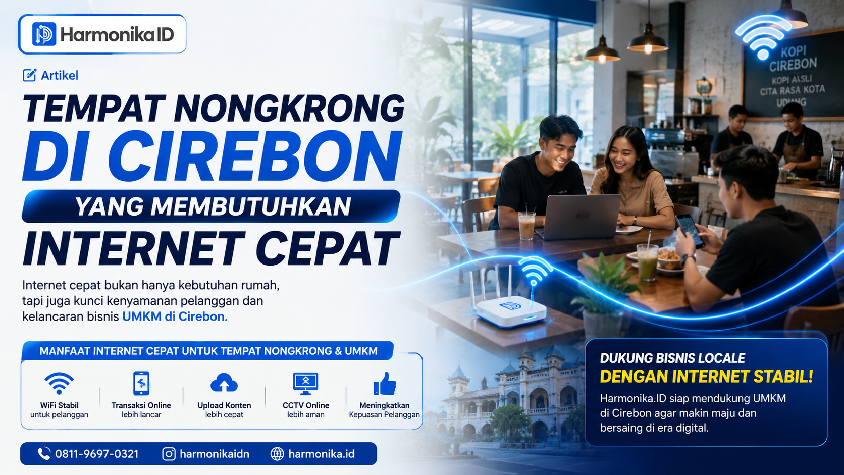Tempat Nongkrong di Cirebon yang Membutuhkan Internet Cepat!!