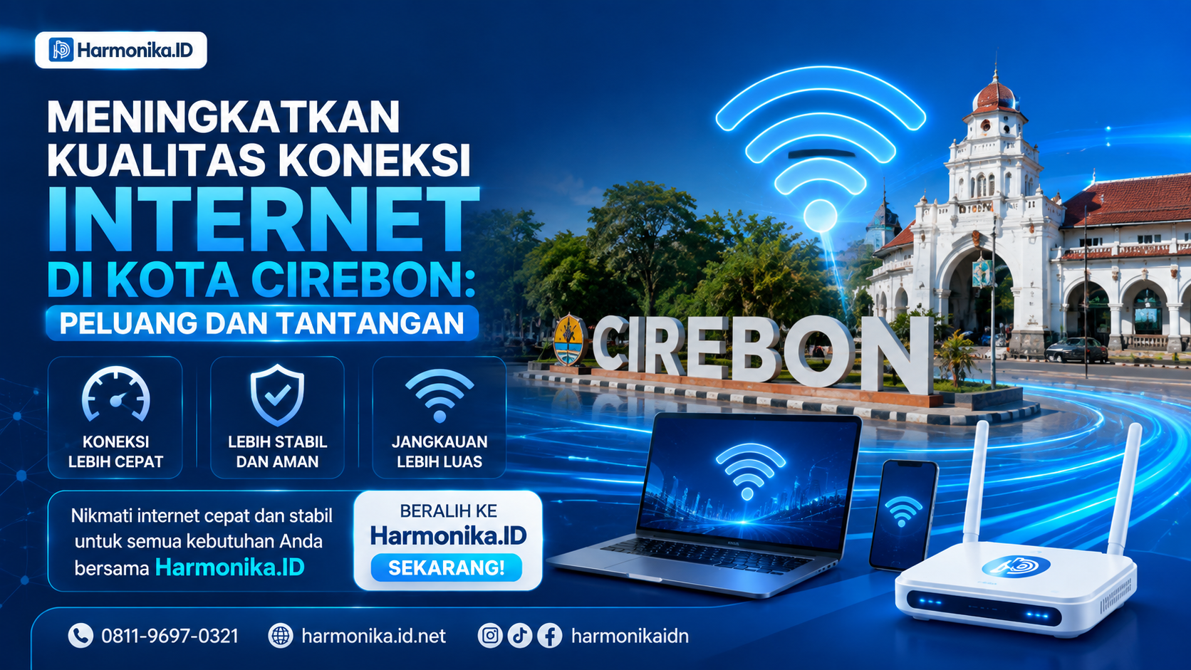 Meningkatkan Kualitas Koneksi Internet di Kota Cirebon: Peluang dan Tantangan