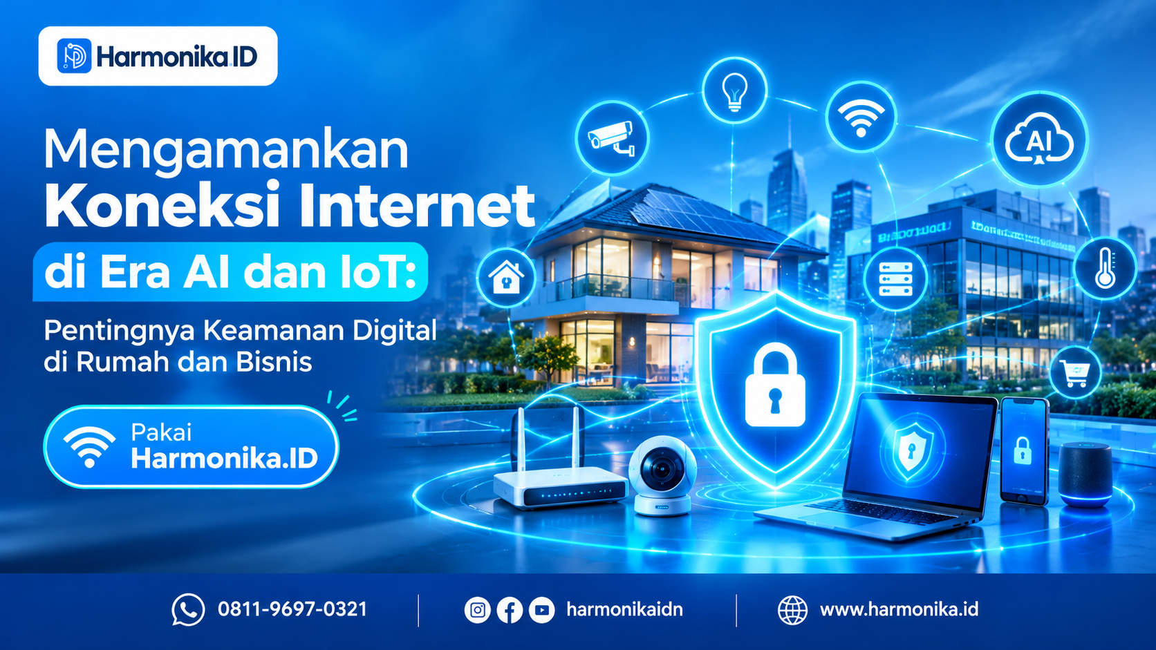 Mengamankan Koneksi Internet di Era AI dan IoT: Pentingnya Keamanan Digital di Rumah dan Bisnis
