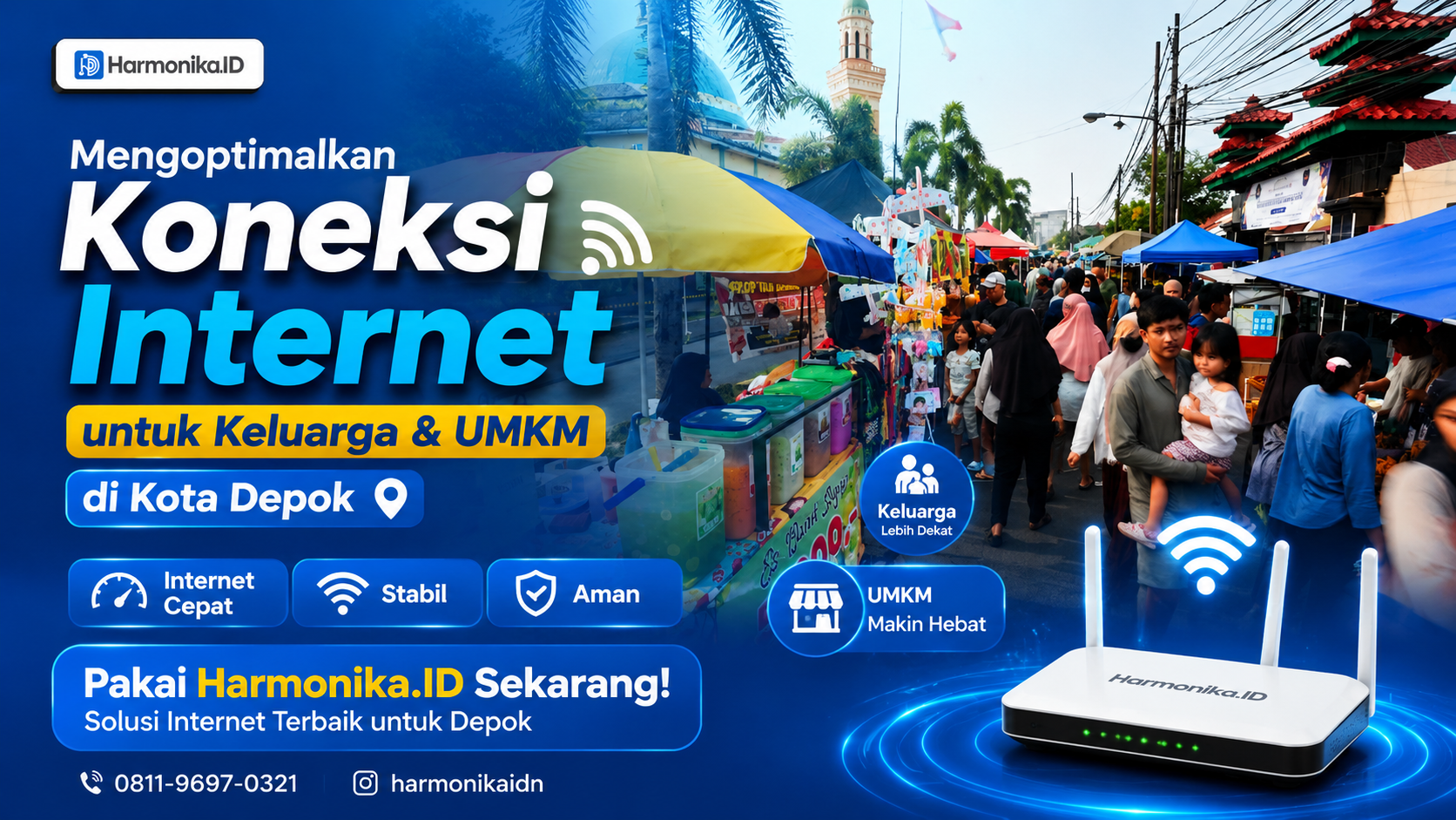 Mengoptimalkan Koneksi Internet untuk Keluarga dan UMKM di Kota Depok