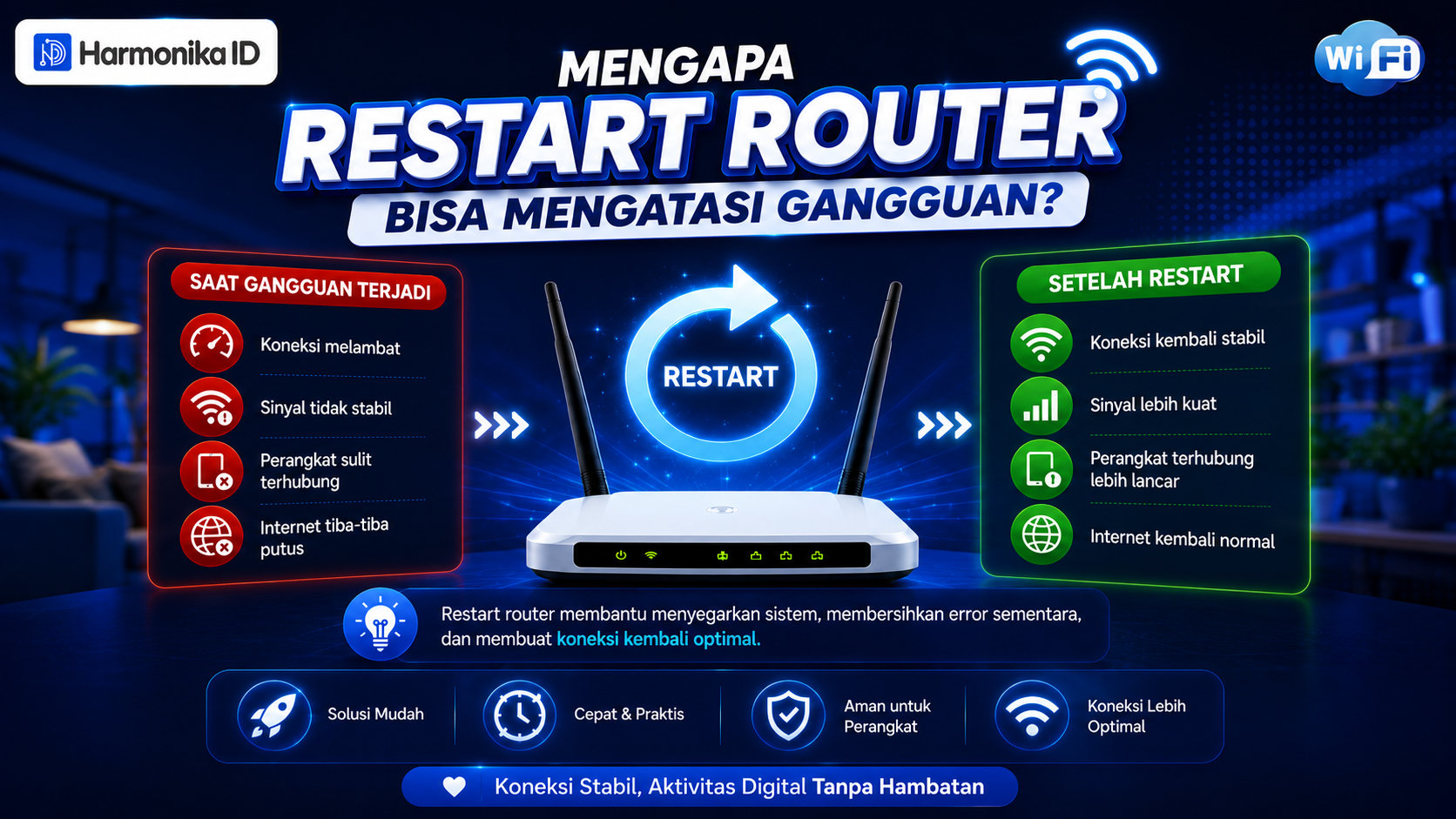 Mengapa Restart Router Bisa Mengatasi Gangguan Internet?