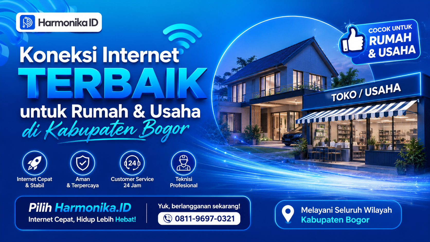 Koneksi Internet Terbaik untuk Rumah dan Usaha di Kabupaten Bogor