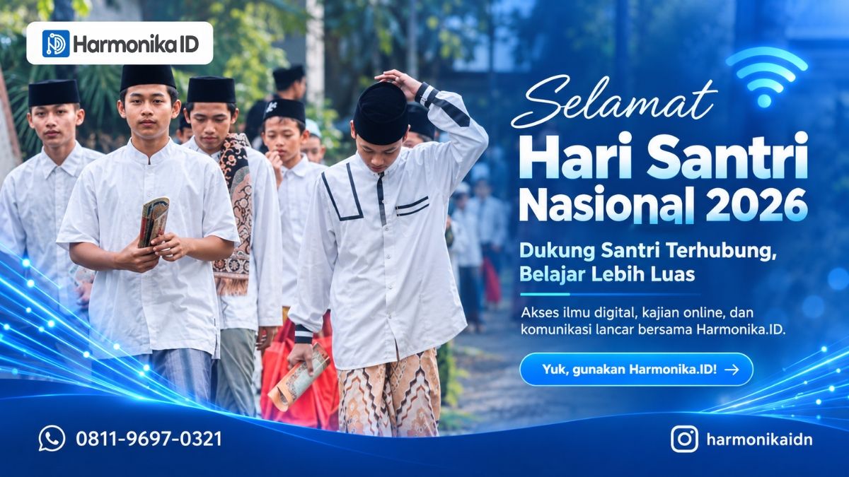 Selamat Hari Santri Nasional 2026: Dukung Santri Terhubung, Belajar Lebih Luas Bersama Harmonika.ID
