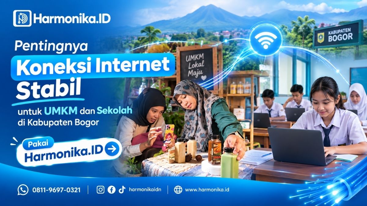 Pentingnya Koneksi Internet Stabil untuk UMKM dan Sekolah di Kabupaten Bogor