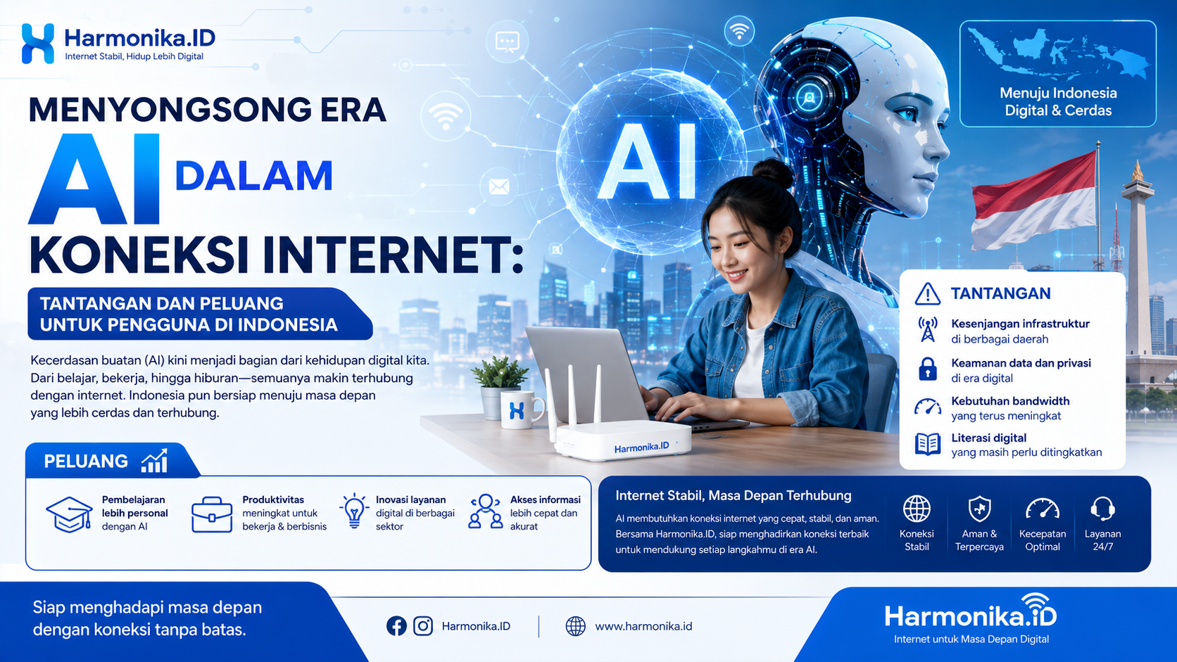 Menyongsong Era AI dalam Koneksi Internet: Tantangan dan Peluang untuk Pengguna di Indonesia