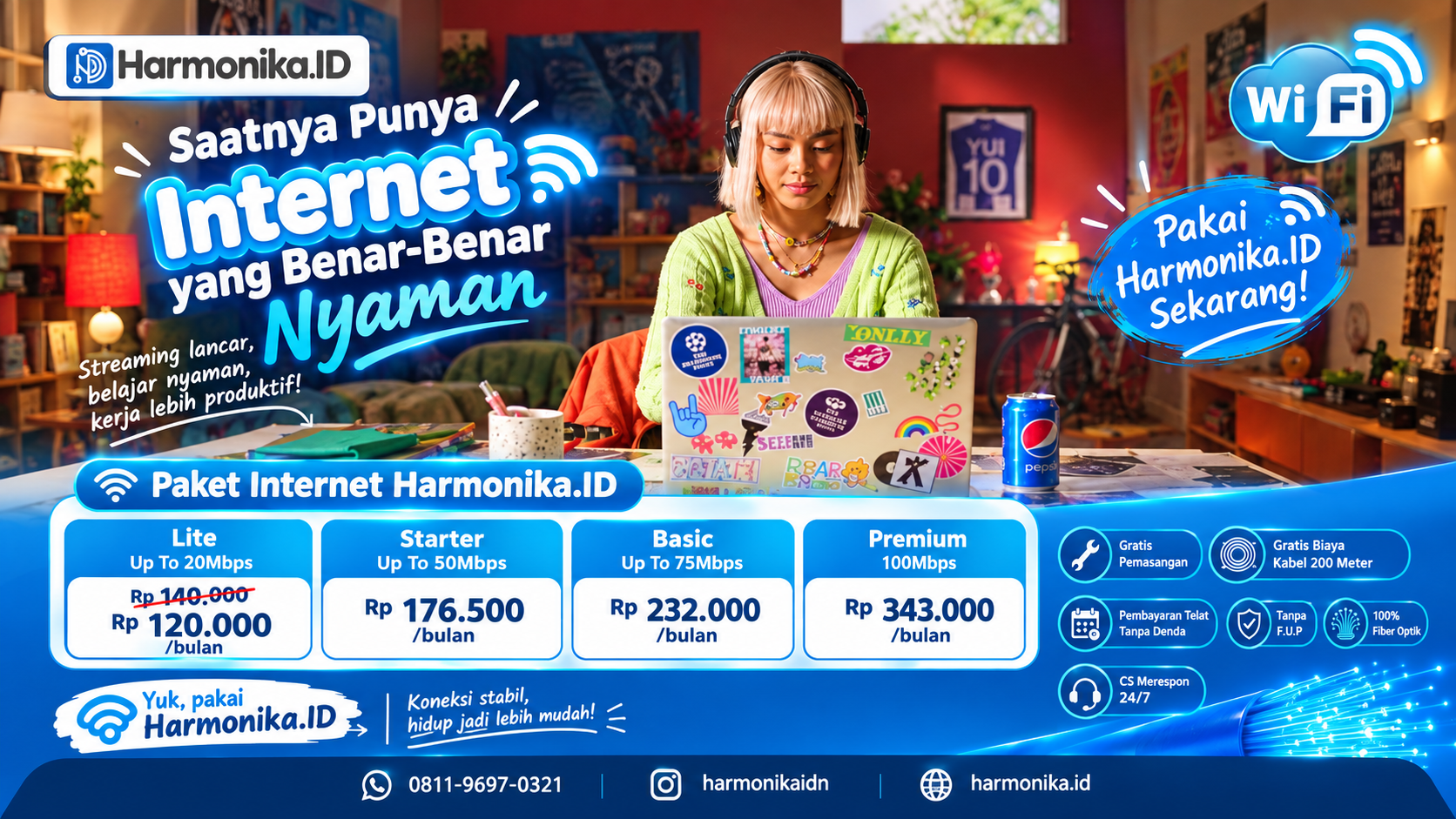 Saatnya Punya Internet yang Benar-Benar Nyaman: Internet Cepat dan Stabil untuk Segala Aktivitas