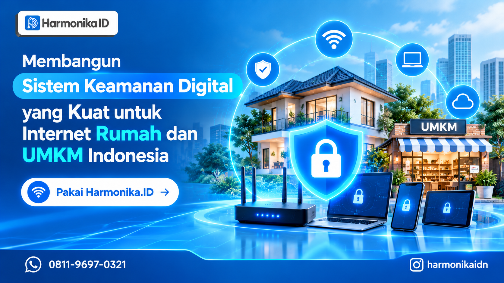 Membangun Sistem Keamanan Digital yang Kuat untuk Internet Rumah dan UMKM Indonesia